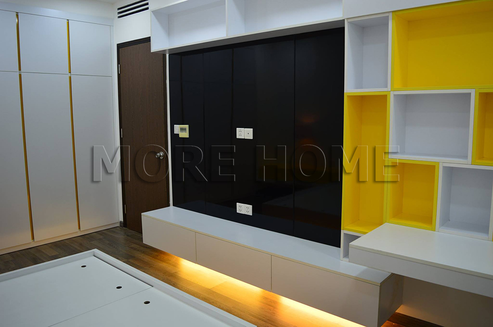 Thi công nội thất chung cư Petroland Quận 7 - Nhà anh Phương